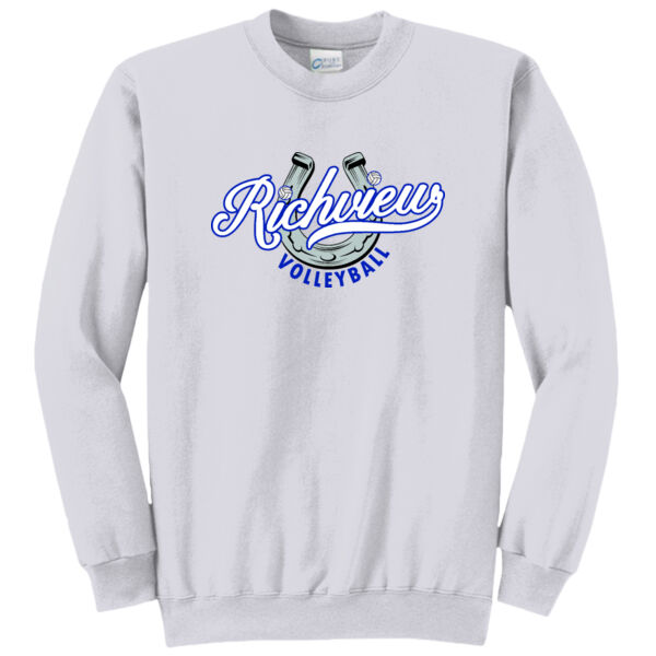 Richview Volleyball Horseshoe - Core Fleece Crewneck Sweatshirt Thumbnail